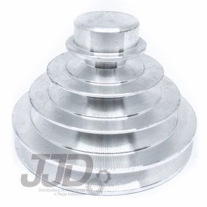 Polia Alumínio Escalonada 50x75x100x125 Perfil A