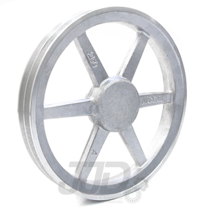 Polia Alumínio 250mm 2 Canais Perfil A