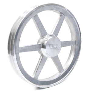 Polia Alumínio 250mm 2 Canais Perfil B