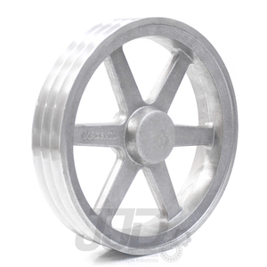 Polia Alumínio 250mm 3 Canais Perfil A