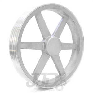 Polia Alumínio 250mm 4 Canais Perfil B