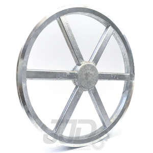 Polia Alumínio 350mm 1 Canal Perfil A