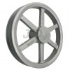 Polia Ferro Fundido 450mm 2 Canais Perfil B
