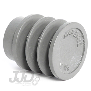 Polia Ferro Fundido 50mm 3 Canais Perfil A