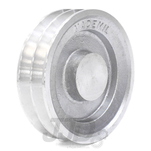 Polia Alumínio 115mm 2 Canais Perfil A