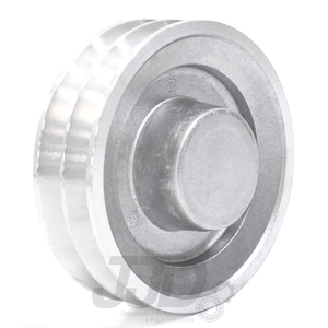 Polia Alumínio 140mm 2 Canais Perfil A