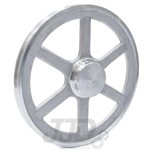 Polia Alumínio 250mm 1 Canal Perfil A