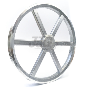 Polia Alumínio 450mm 3 Canais Perfil B