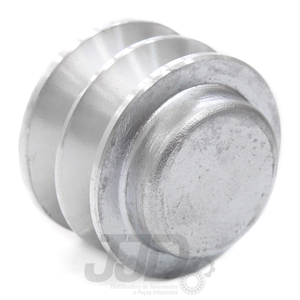 Polia Alumínio 50mm 2 Canais Perfil A