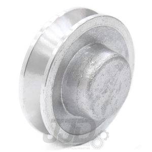 Polia de Alumínio 75mm 1 Canal Perfil B