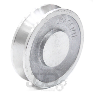 Polia Alumínio 100mm 1 Canal Perfil A