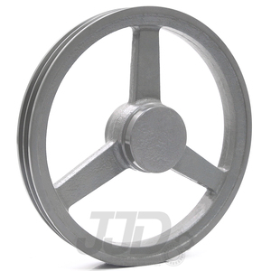 Polia Ferro Fundido 290mm 2 Canais Perfil A