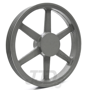 Polia Ferro Fundido 600mm 3 Canais Perfil B