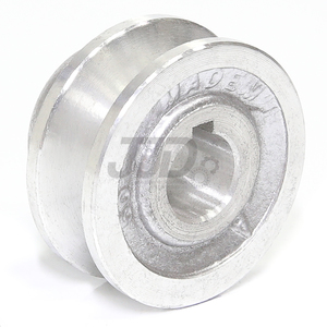 Polia Alumínio 50mm 1 Canal Perfil A Furo 19,05mm 3/4"