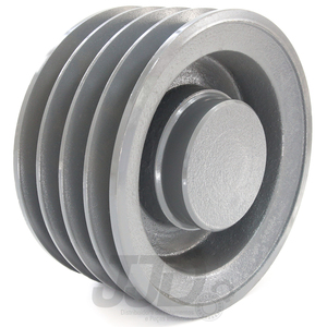 Polia Ferro Fundido 230mm 4 Canais Perfil C
