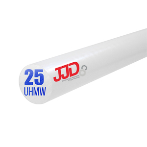 Tarugo Polietileno PE-UHMW Natural 25mmX500mm