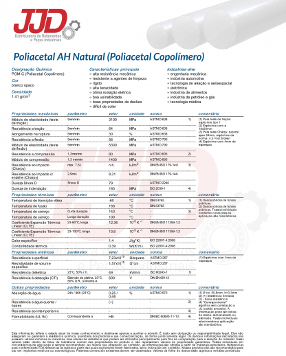 Tarugo Poliacetal AH Pom-c Natural 16mmx1000mm - Image 4
