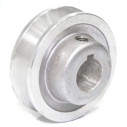 Polia de Aluminio 70mm 1 Canal Perfil A Furo 20mm - Image 2