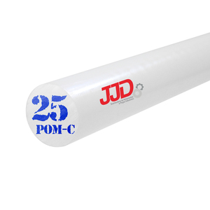 Tarugo Poliacetal AH Pom-c Natural 25mmx1000mm