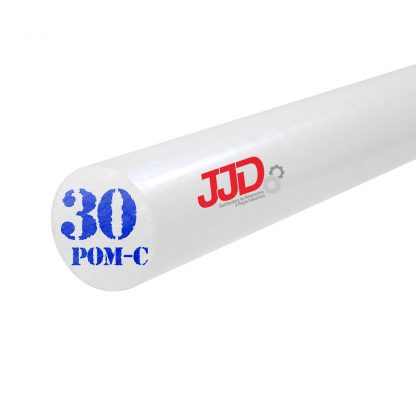 Tarugo Poliacetal AH Pom-c Natural 30mmx1000mm