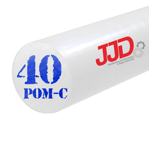 Tarugo Poliacetal AH Pom-c Natural 40mmx1000mm