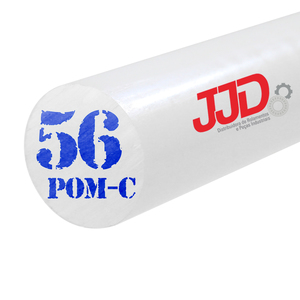 Tarugo Poliacetal AH Pom-c Natural 56mmx1000mm