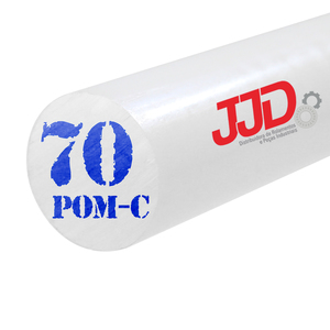 Tarugo Poliacetal AH Pom-c Natural 70mmx1000mm