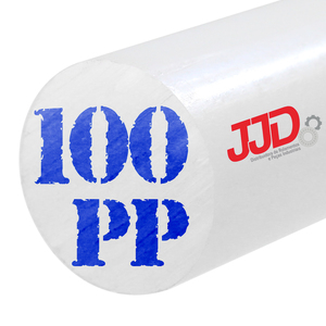 Tarugo Polipropileno PP Natural 100mmx1000mm