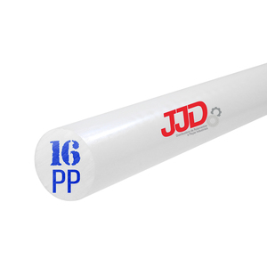 Tarugo Polipropileno PP Natural 16mmx1000mm