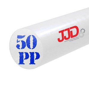 Tarugo Polipropileno PP Natural 50mmx1000mm