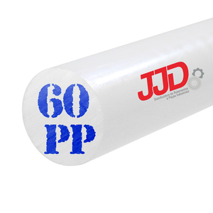 Tarugo Polipropileno PP Natural 60mmx1000mm