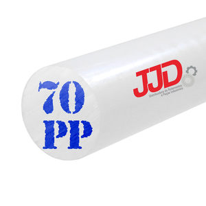 Tarugo Polipropileno Pp Natural 70mmx1000mm