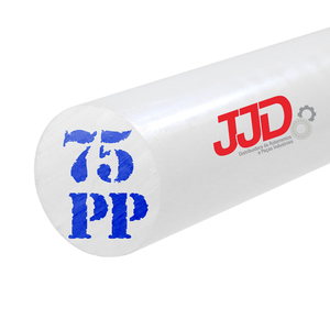 Tarugo Polipropileno Pp Natural 75mmx1000mm