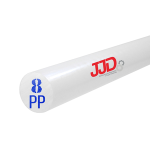 Tarugo Polipropileno PP Natural 8mmx1000mm