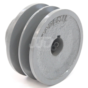 Polia Ferro Fundido 95mm 2 Canais Perfil A Furo 19,05mm 3/4"