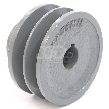 Polia de Ferro Fundido 85mm 2 Canais Perfil A Furo 19mm
