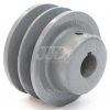 Polia Ferro Fundido 110mm 2 Canais Perfil A Furo 19,05mm 3/4''