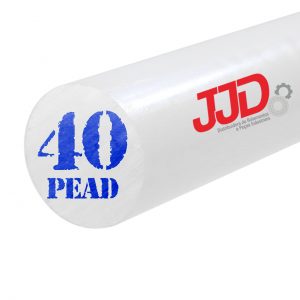 Tarugo Polietileno Pead Natural 40mmx1000mm