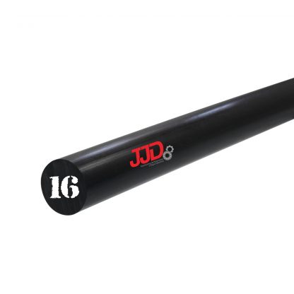 Tarugo Nylon Poliamida PA 6 Preto 16mmx1000mm