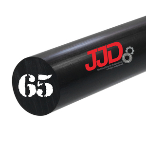 Tarugo Nylon Poliamida PA 6 Preto 65mmx1000mm