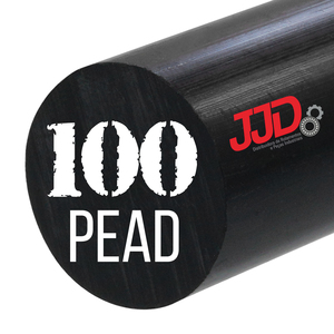 Tarugo Polietileno Pead Preto 100mmx1000mm