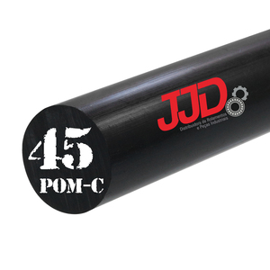 Tarugo Poliacetal AH Pom-c Preto 45mmx1000mm