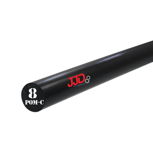 Tarugo Poliacetal AH Pom-c Preto 8mmx1000mm