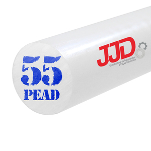 Tarugo Polietileno Pead Natural 55mmx1000mm