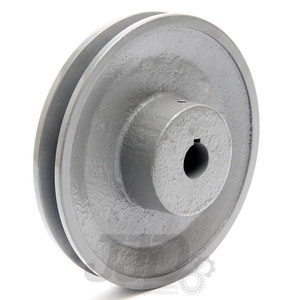 Polia Ferro Fundido 110mm 1 Canal Perfil A Furo 19mm