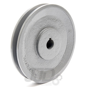 Polia Ferro Fundido 110mm 1 Canal Perfil A Furo 24mm