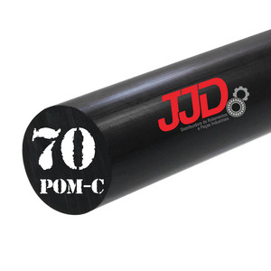 Tarugo Poliacetal AH Pom-c Preto 70mmx1000mm