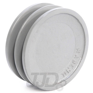 Polia Ferro Fundido 100mm 2 Canais Perfil B