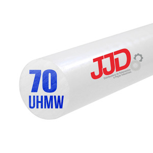 Tarugo Polietileno PE UHMW Natural 70mmx1000mm