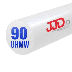 Tarugo Polietileno PE UHMW Natural 90mmx1000mm